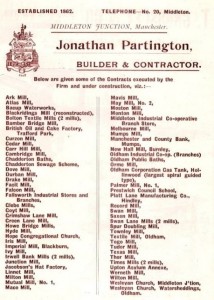 Bradshaw Hall Partington Advertisement