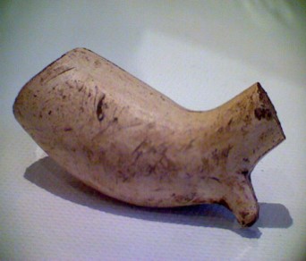 Fig 3. Early 18th century clay pipe